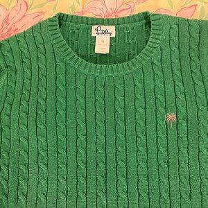 Lilly Pulitzer Cable Sweater Size XL